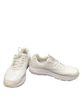 Brooks Addiction womens white leather casual walking sneakers sz 11B SKU 10-706
